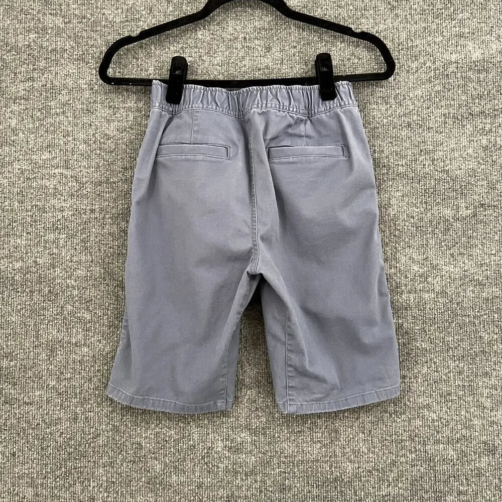 Tucker + Tate Boys Chino Shorts Size 10/12 Blue Pull On Elastic Waist Bermuda